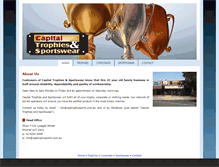 Tablet Screenshot of captrophysports.com.au